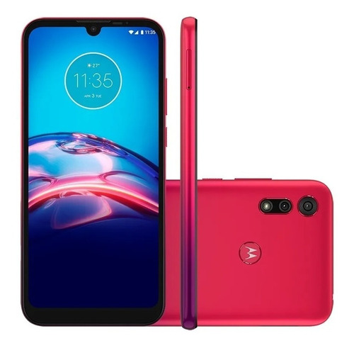 Smartphone Motorola Moto E6s 32gb Tela 6.1'' Vermelho Xt2053