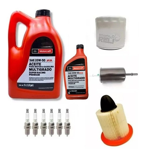 Kit Afinacion Ford Windstar 3.8 V6 Aceite 20w50 Motorcraft 