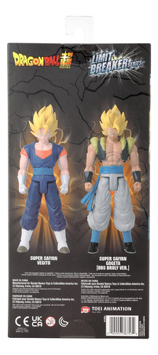 Boneco De Ação Dragon Ball Super Limit Breaker Vegito 30cm