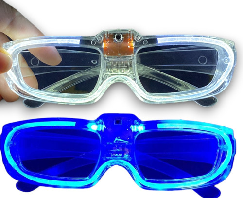 Lentes Robot Full Led Todo Luz Argentina Carioca Pack X 15