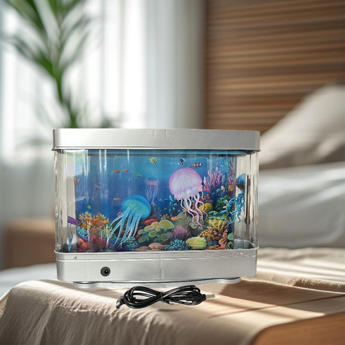 . Luz Led Nocturna For Acuario Falso, Pecera Artificial,