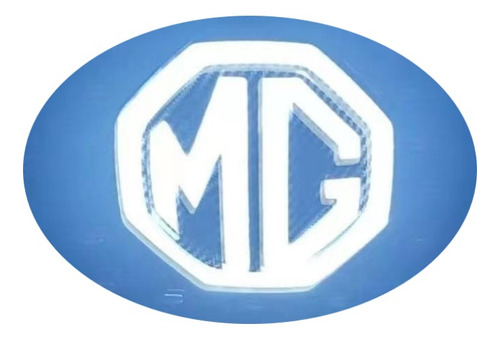 Luz Led Con Logotipo De Coche Mg6 2019 Fibra De Carbono