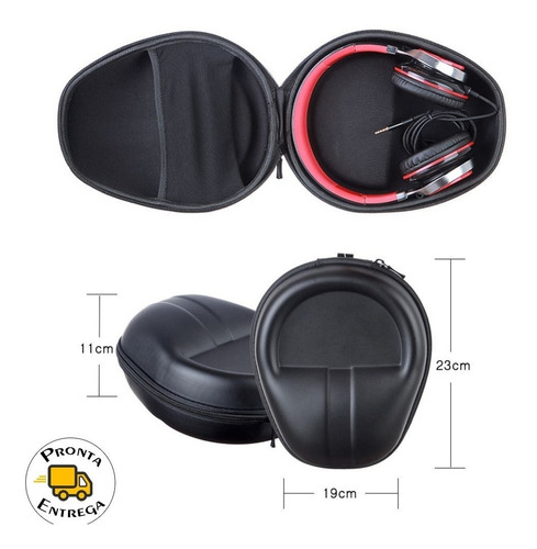Case Estojo Cap Headphone Dj Akg Sony Edifier Sennheiser Jbl