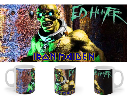 Rnm-0452 Taza Tazon Iron Maiden Ed Hunter 