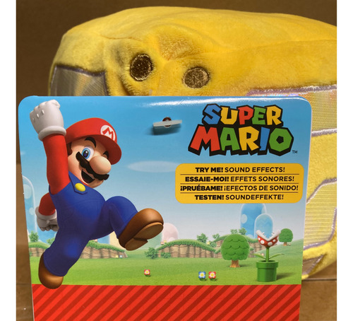 Peluche Question Block Con Sonido Super Mario Jakks Pacific