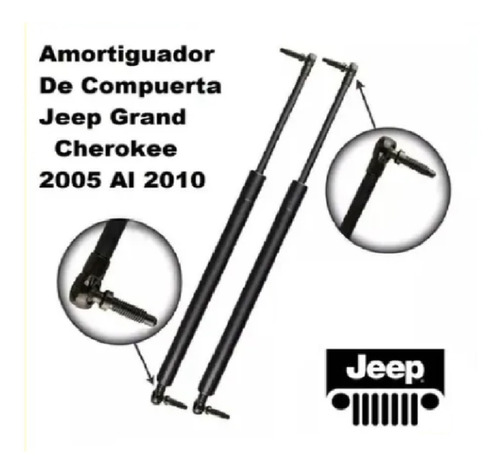 Amortiguador De Compuerta Jeep Grand Cherokee 2005 Al 2010