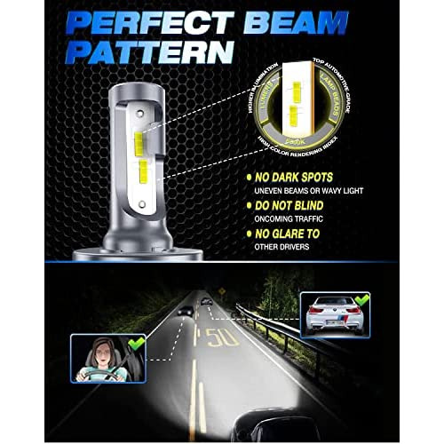Bombillas Led H4/9003 Fahren, Kit De Conversión De Far...