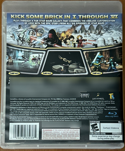Lego Star Wars: The Complete Saga - Ps3 (Usado)