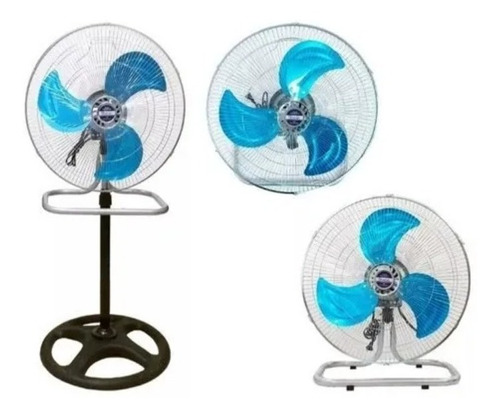 Ventilador Metalico 3 Aspas 3 En 1 De 18''