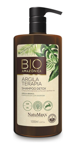 Natumaxx Bio Amazônica Shampoo Detox Argila Terapia 1000ml