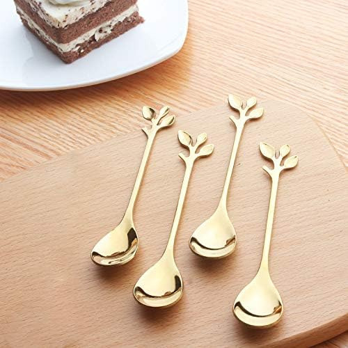 Nn 4 Cucharas Café Para Postres Helados Mini Cuchara