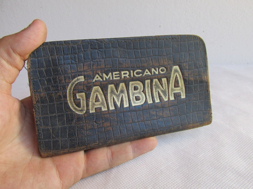 Antigua Billetera De Mozo Publicidad Cinzano Gambina (Usado)
