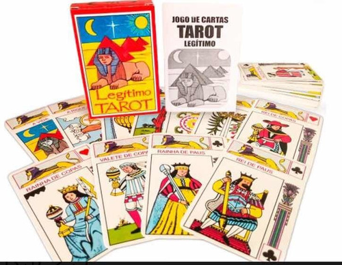 Baralho Tarot Legítimo - 40 Cartas Com Um Manual Explicativo