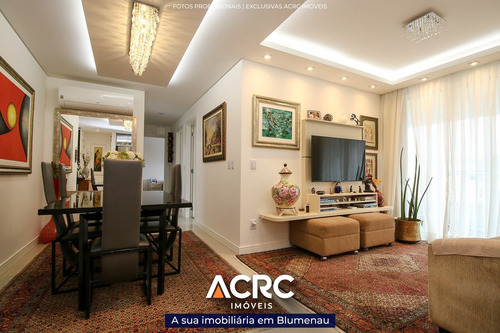 Imagem 1 de 21 de Acrc Imóveis - Apartamento Mobiliado Com Aquecimento A Gás E Piscina Para Venda No Bairro Itoupava Seca - Ap04502 - 69537552