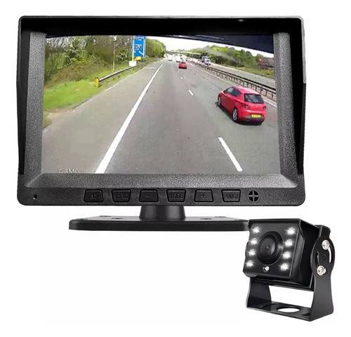 Monitor Camara Inalambrico Dvr Para Camion Auto 12v A 24v Hd