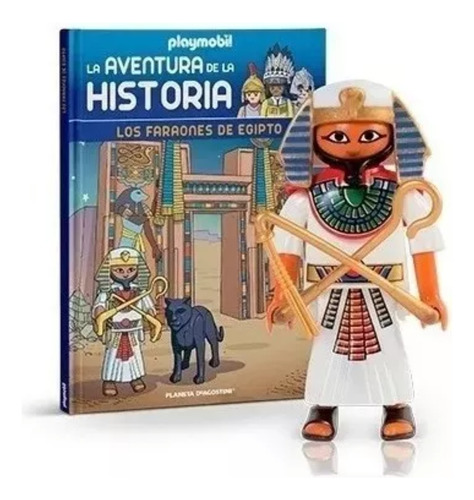Figura Colección Playmobil Los Faraones De Egipto + Libro 