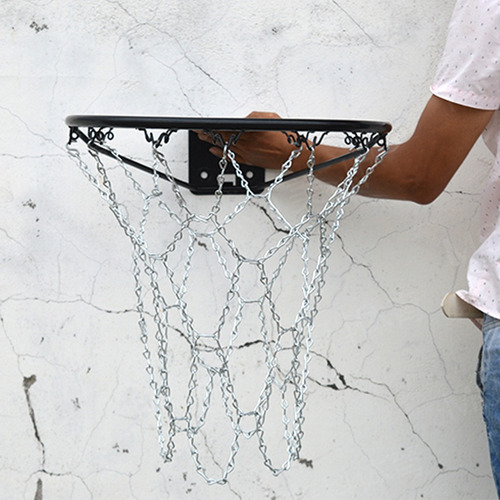Imagen 3 de 11 de Red De Baloncesto De Alta Resistencia Cadena De Acero