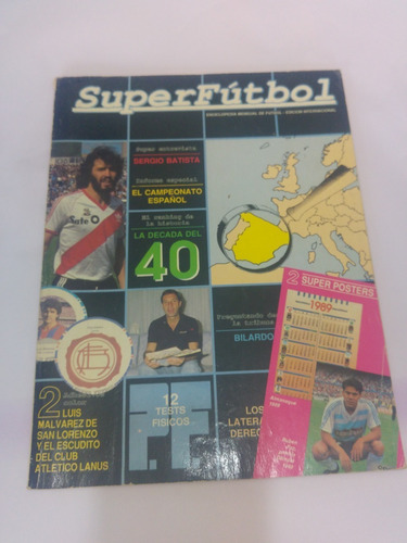 Superfutbol  23 Poster Ruben Paz Olimpia 1988  Almanaque