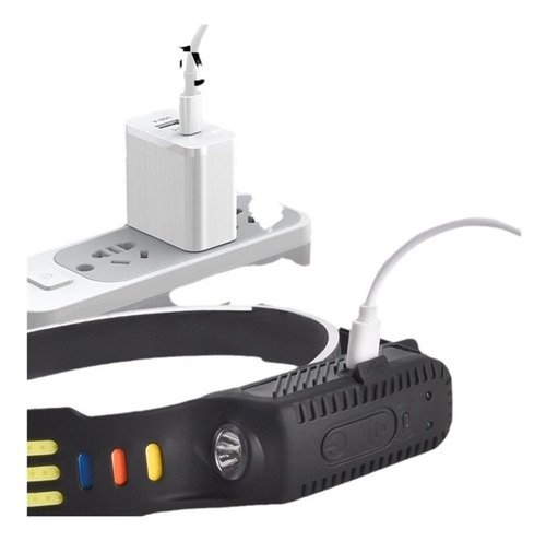 Faro Led De Advertencia De Pesca Y Ciclismo Recargable