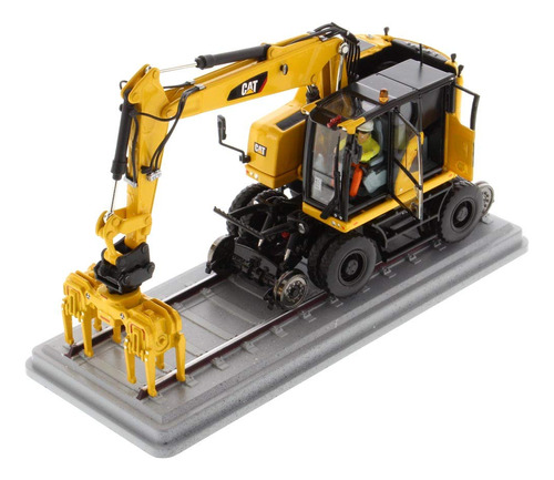 Excavadora De Ruedas De Ferrocarril Cat M323f Escala 1:50 -