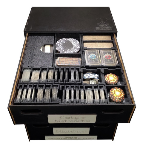 Big Box Black Com Gavetas Para O Senhor Dos Anéis: Jornadas