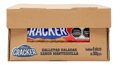 Galletas Crackers Milena® Caja Con 8 Paquetes.