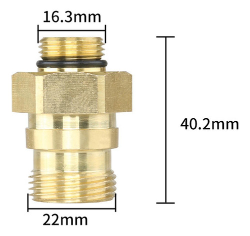 Adaptador De Conector De Manguera Rosca Externa Accesorios
