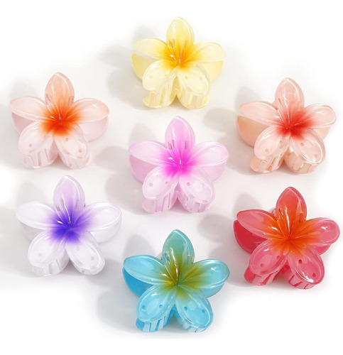 P Pinza De Pelo Con Estampado Floral De Colores Para Mujer,