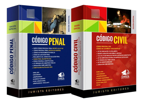 Código Civil + Código Penal Actualizados 2024, Original