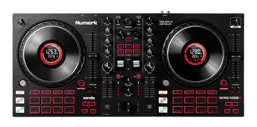 Controlador DJ Numark Mixtrack Platinum FX cor Preto