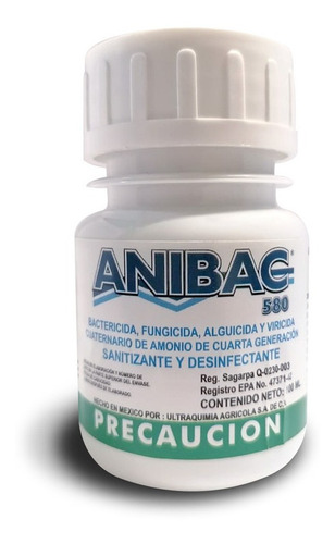 Elimina Bacterias Y Virus. Anibac 580 100 Ml- Desinfectante