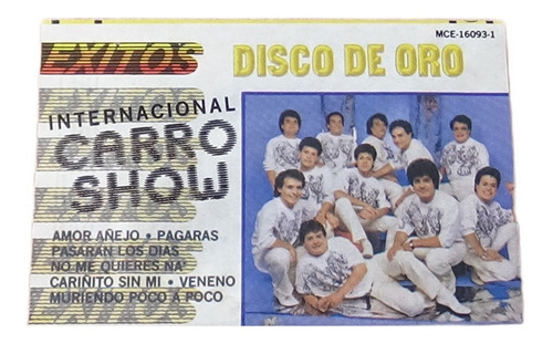 Internaciona Carro Show Exitos Tape Cassette 1989 Peerless