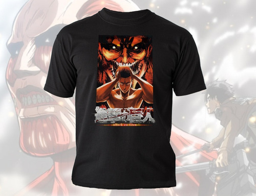 Camiseta Attack On Titan Serie Anime Ataque A Los Titantes