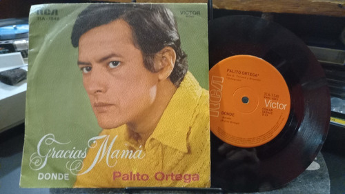 Palito Ortega Gracias Mama Disco Vinilo 7'' Simple Nm