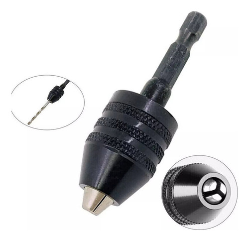 Adaptador De Portabrocas De Vástago Hexagonal De 1/4