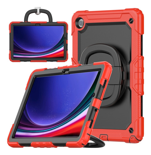 Funda Hydric Pc Para Samsung Galaxy Tab A9+, Color Rojo