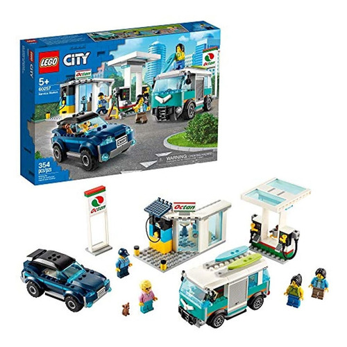 Lego City Service Station 60257 Juego De Construcción