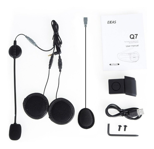 Intercomunicador De Casco Ejeas Q7 Bluetooth