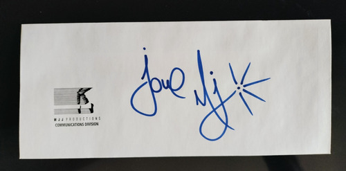 Michael Jackson Autografo
