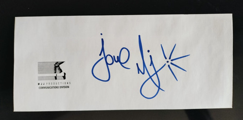 Michael Jackson Autografo (Usado)