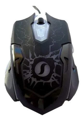 Imagen 2 de 2 de Kit de teclado y mouse gamer Santech M200 Español España de color negro