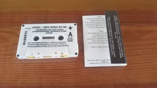 Ariel El Príncipe - Que Será De Mí - Cassette (nuevo)