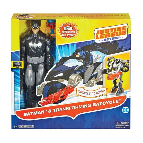 Figura Batman con Coche, Justice League Mattel FPC76 