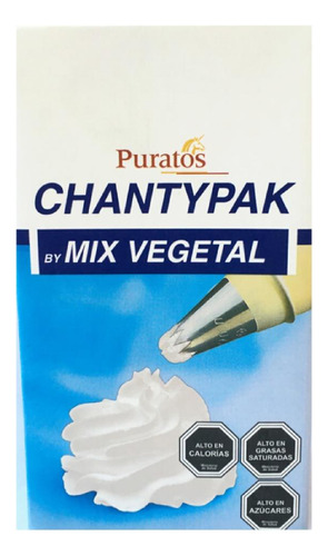 Crema Chantypak Mix Vegetal Puratos  1 Litro 