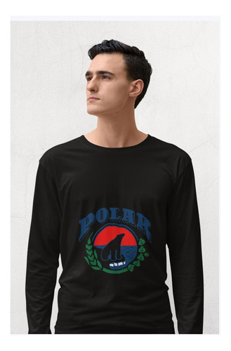 Polera Larga Venezolana Polar Malta Algodon Estampado