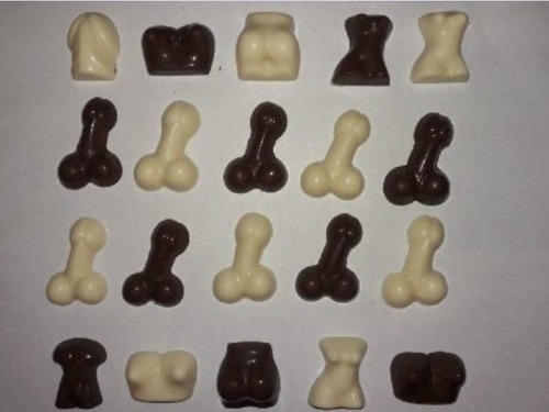 Souvenir Adulto Hot Erotico Despedida Penes Cola Chocolate
