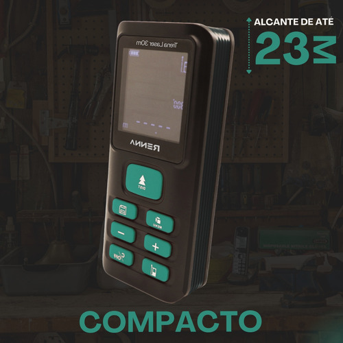Trena Laser Digital Alta Precisão Profissional Ip54 Renna