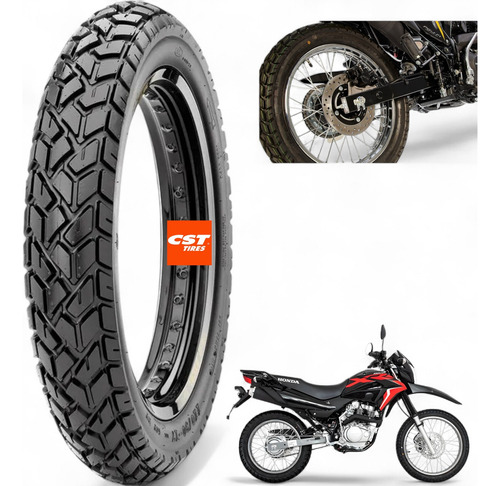 Llanta Trasera Original 110/90-17 Cst Honda Xr 190 Y Xr150