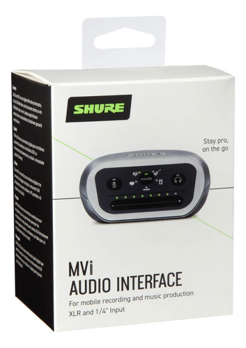 Shure Interfaz De Audio Digital Mvi Con Cables Usb