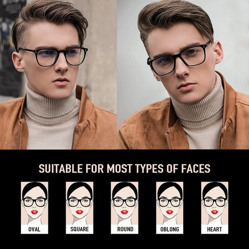 Gafas De Filtro De Luz Azul Lentes Antireflejantes Hombre